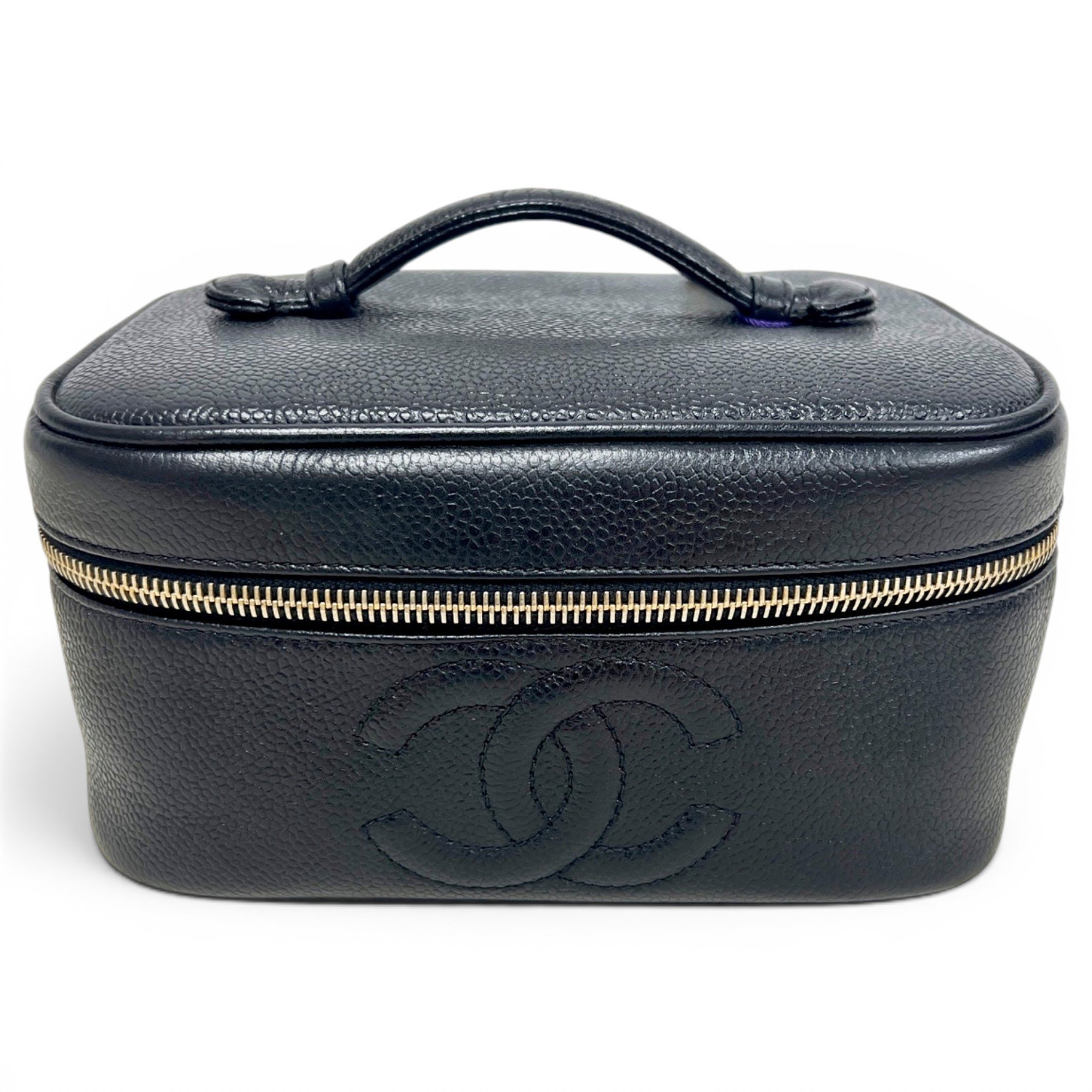 Trendy CC Vanity leather handbag