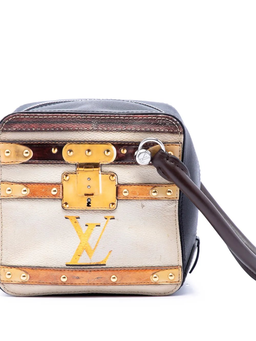 2018 Transformed Canvas Time Trunk Square Bag satchel