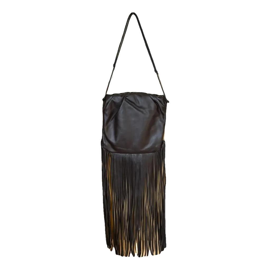 Fringe Pouch leather handbag