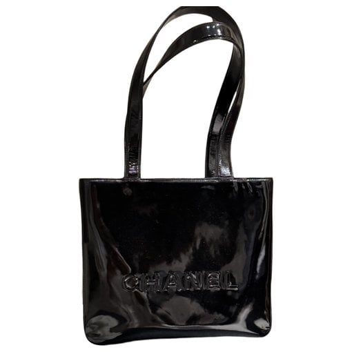 Patent leather handbag