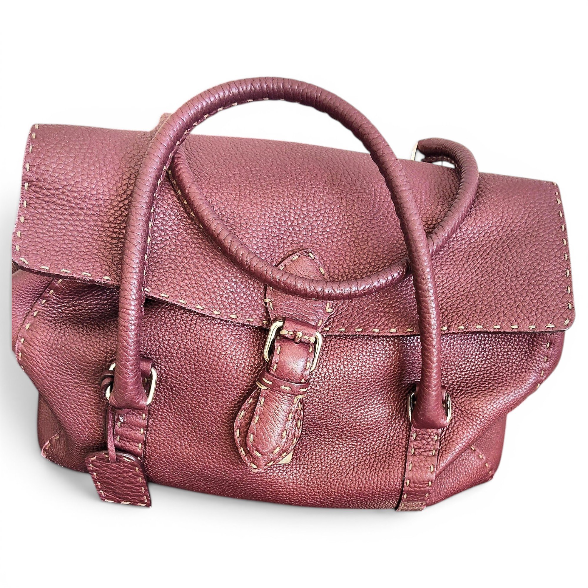 Leather tote