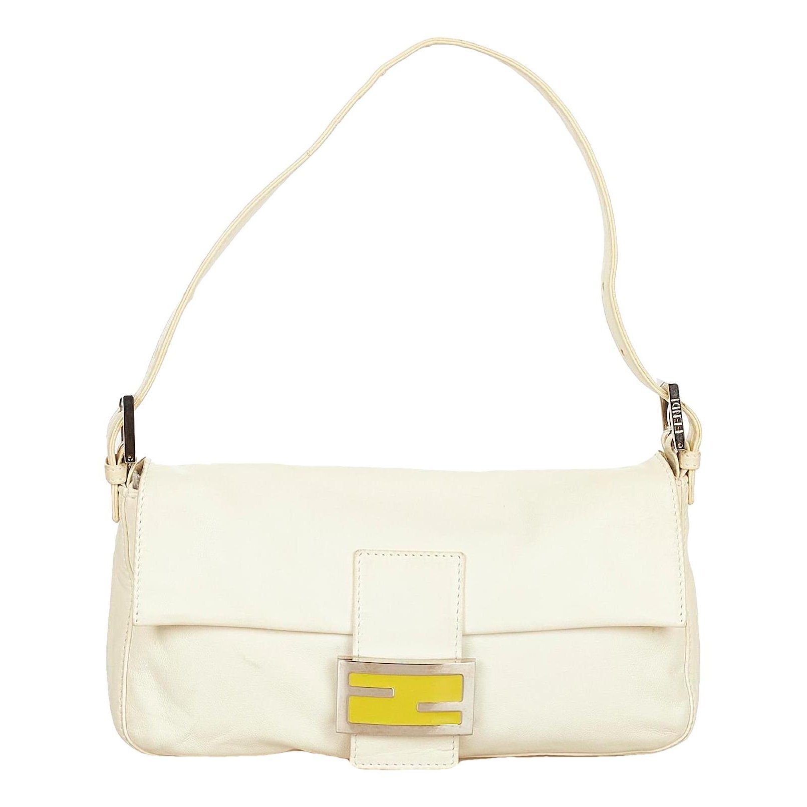 Baguette leather handbag
