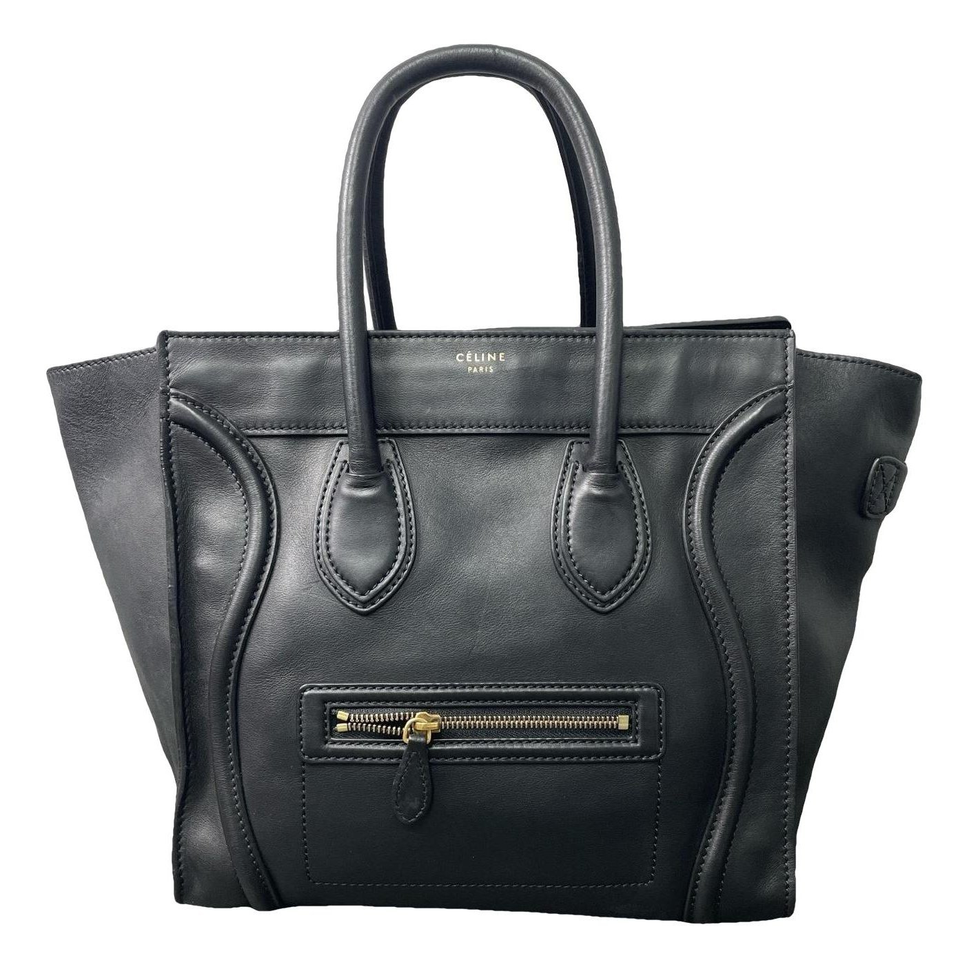 Luggage leather handbag