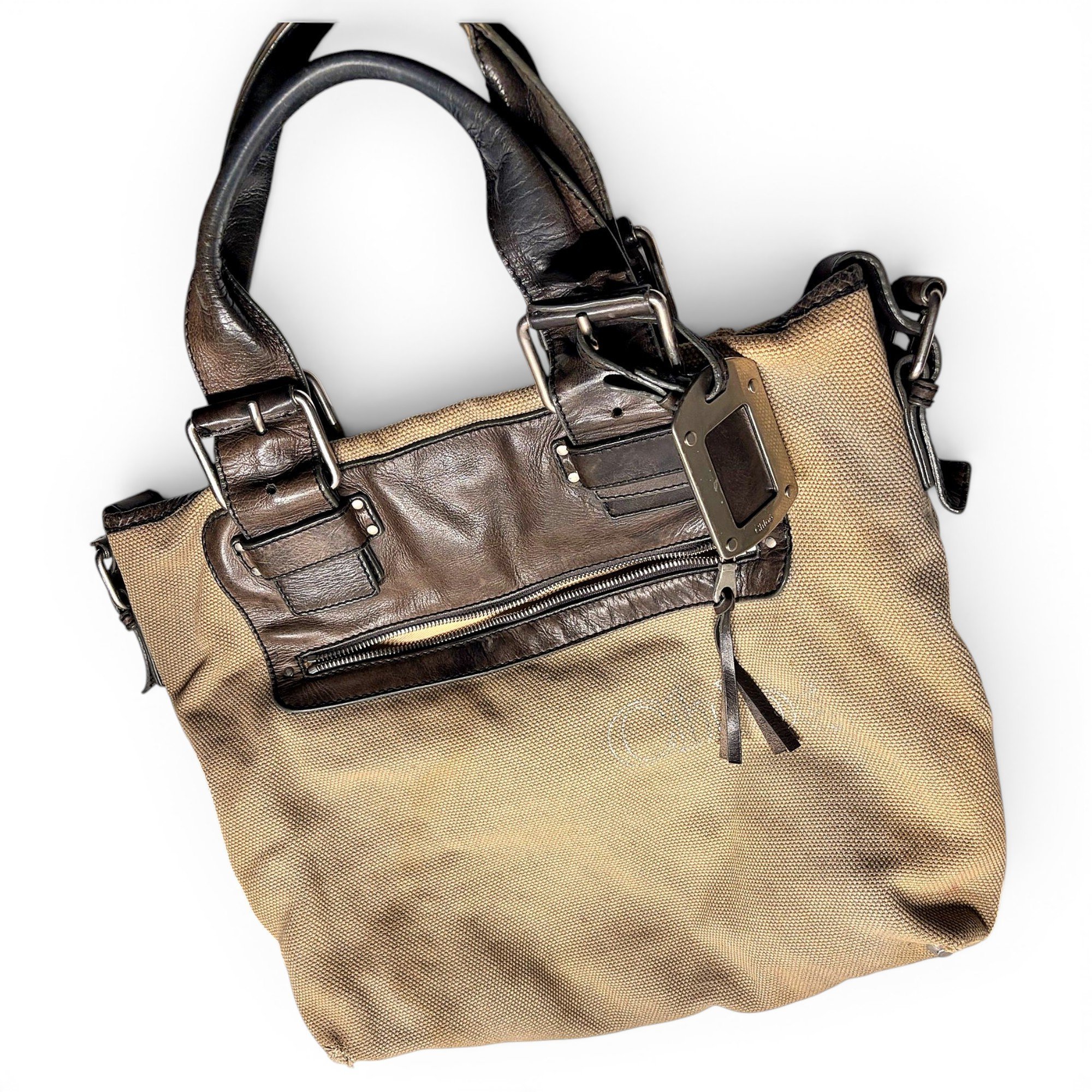Leather handbag