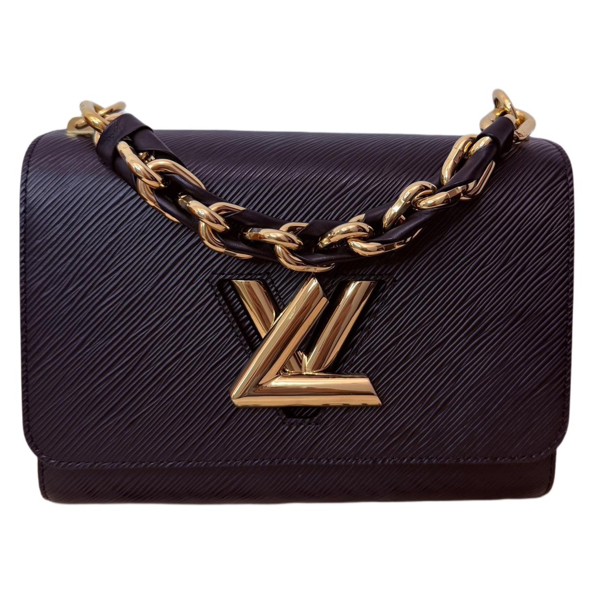 Twist leather crossbody bag