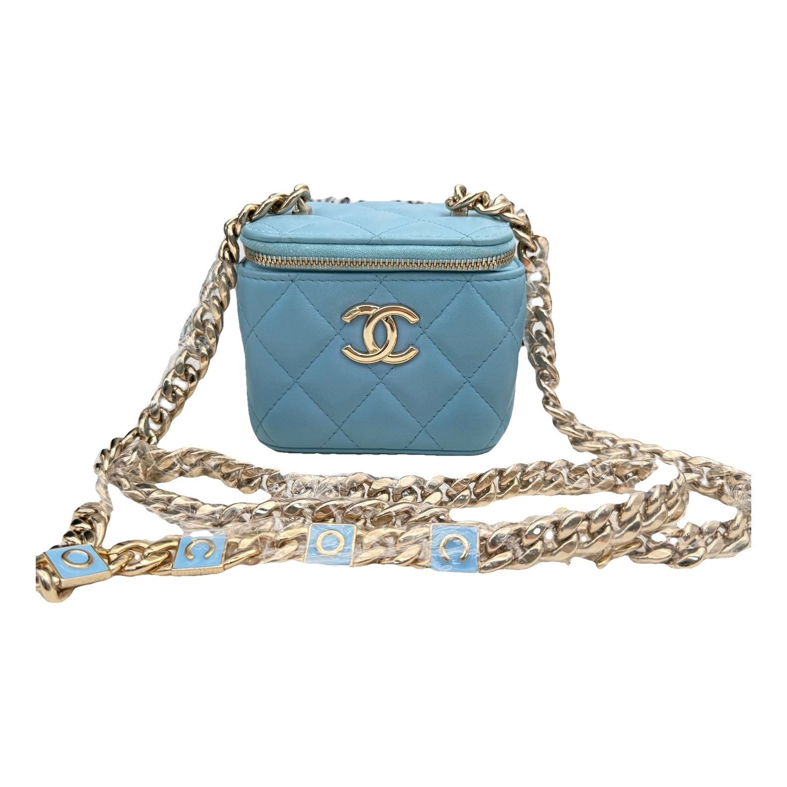 Trendy CC Vanity leather handbag