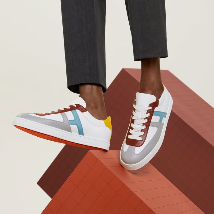 Multicolore Blanc Boomerang Sneaker