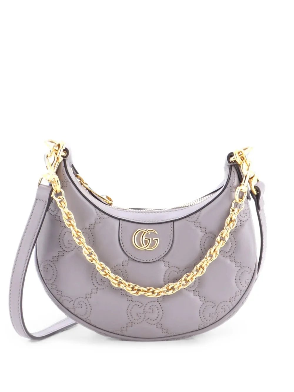 Half Moon Hobo GG Matelasse Leather Mini shoulder bag