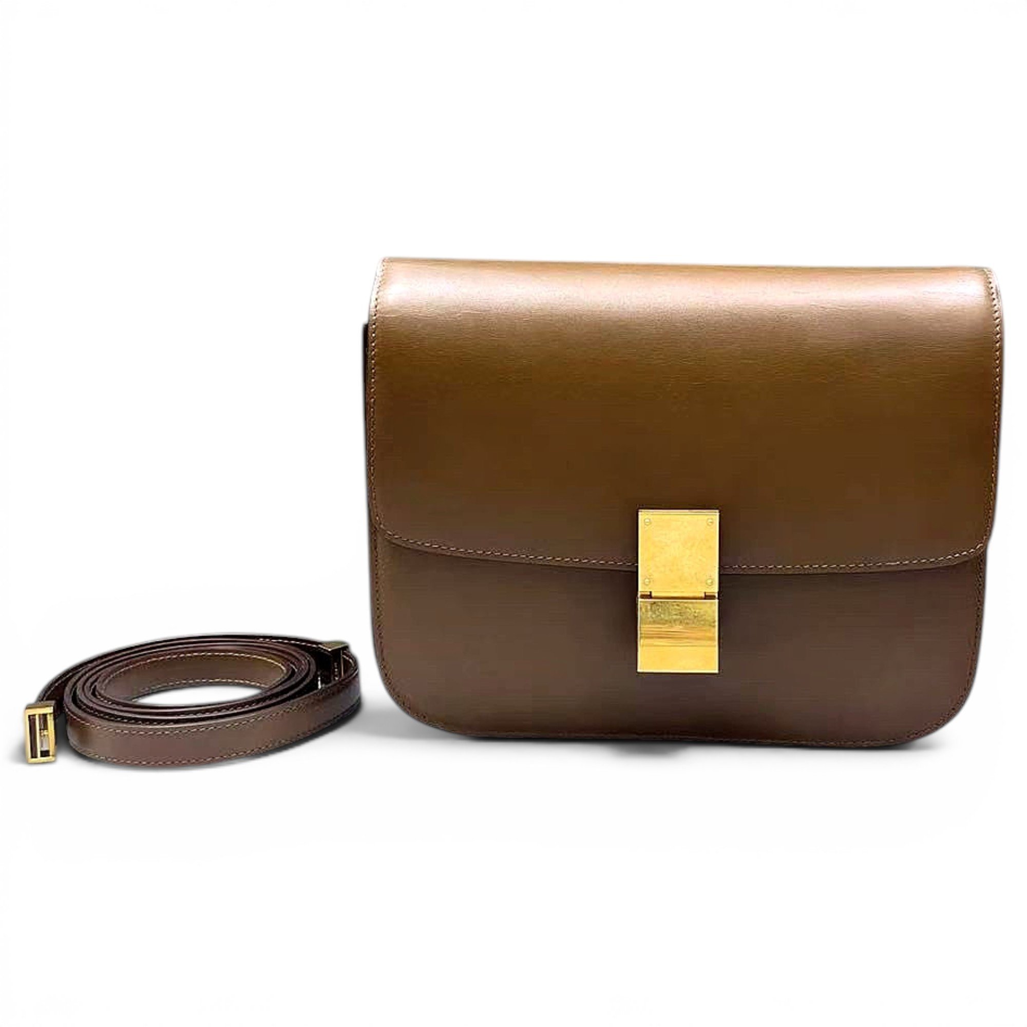 Classic leather handbag