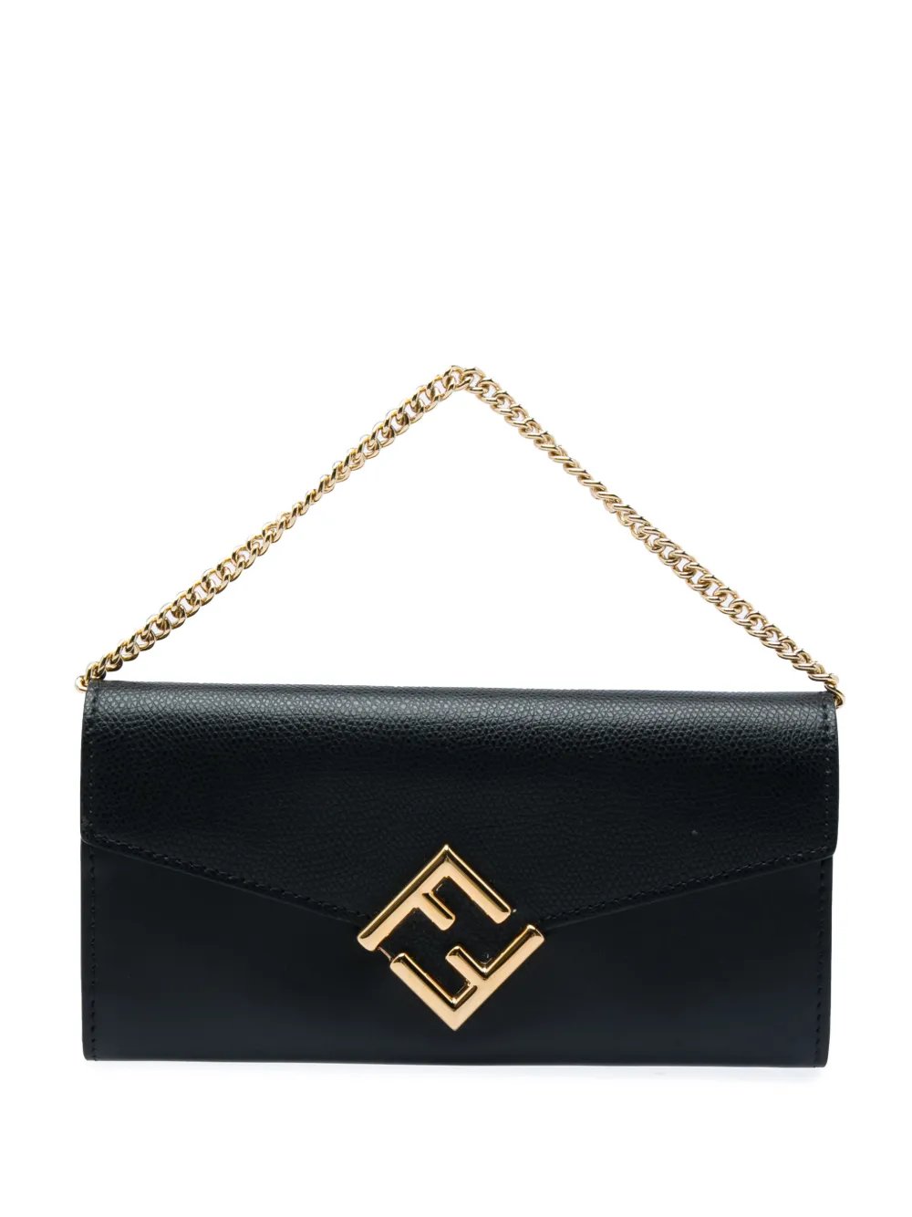 2010-2026 Smooth and Grained Calfskin Vitello King Cruise FF Diamonds Continental Envelope Wallet On Chain crossbody bag