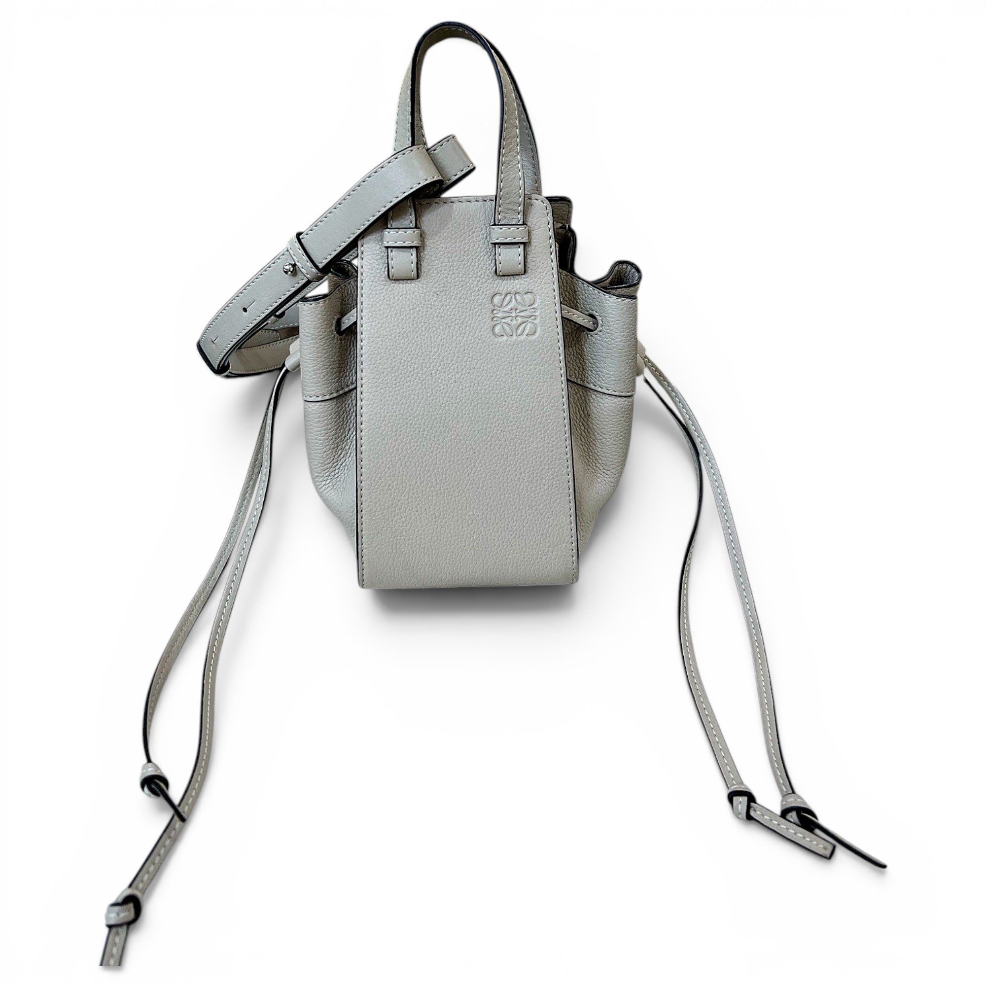 Hammock leather handbag
