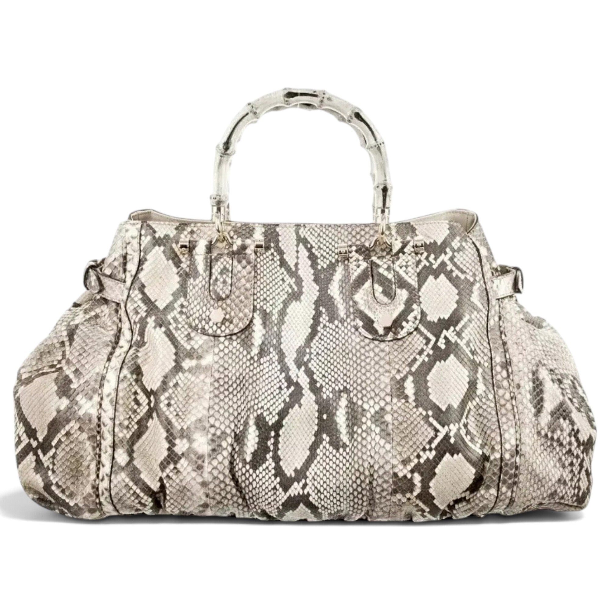 New Bamboo python handbag