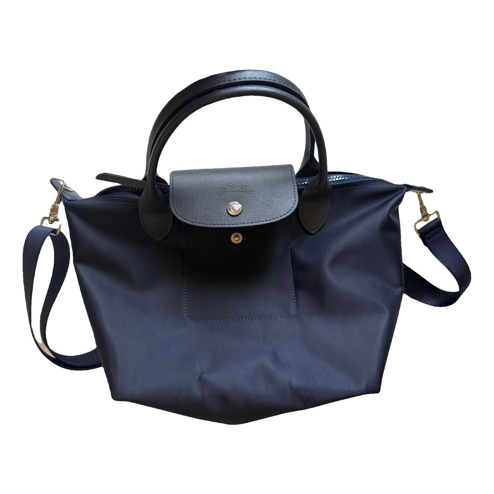 Pliage leather crossbody bag