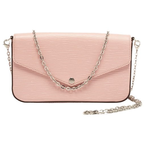 Leather clutch bag