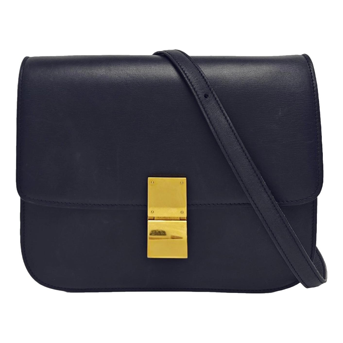 Classic leather crossbody bag