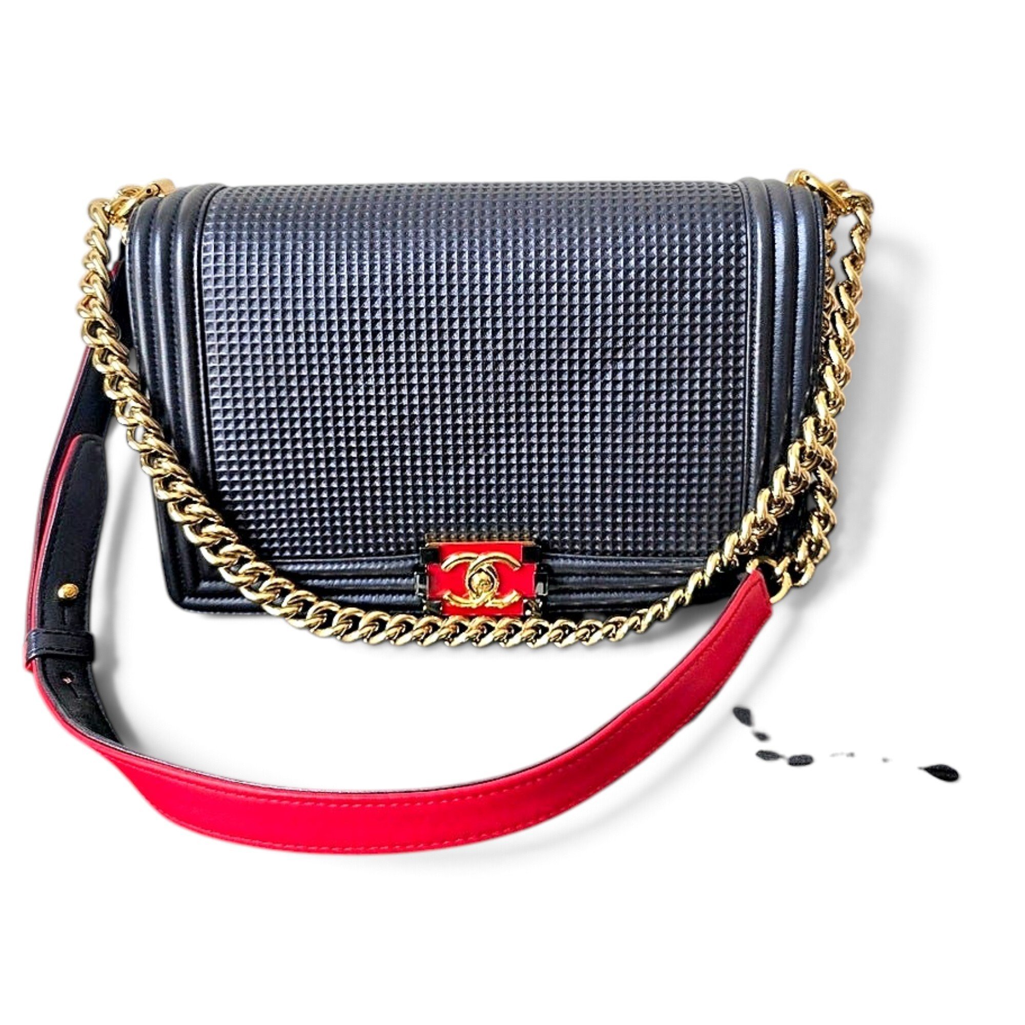 Boy leather handbag