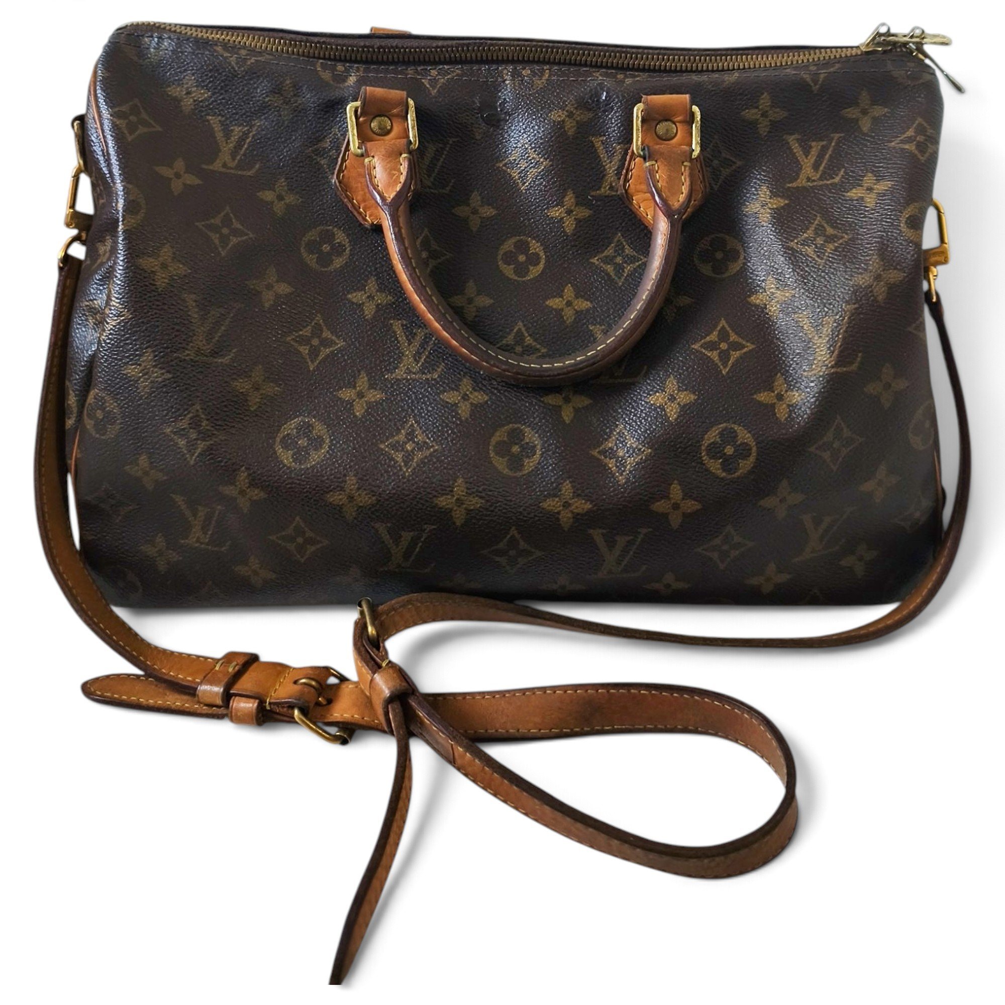 Speedy Bandoulière leather bag