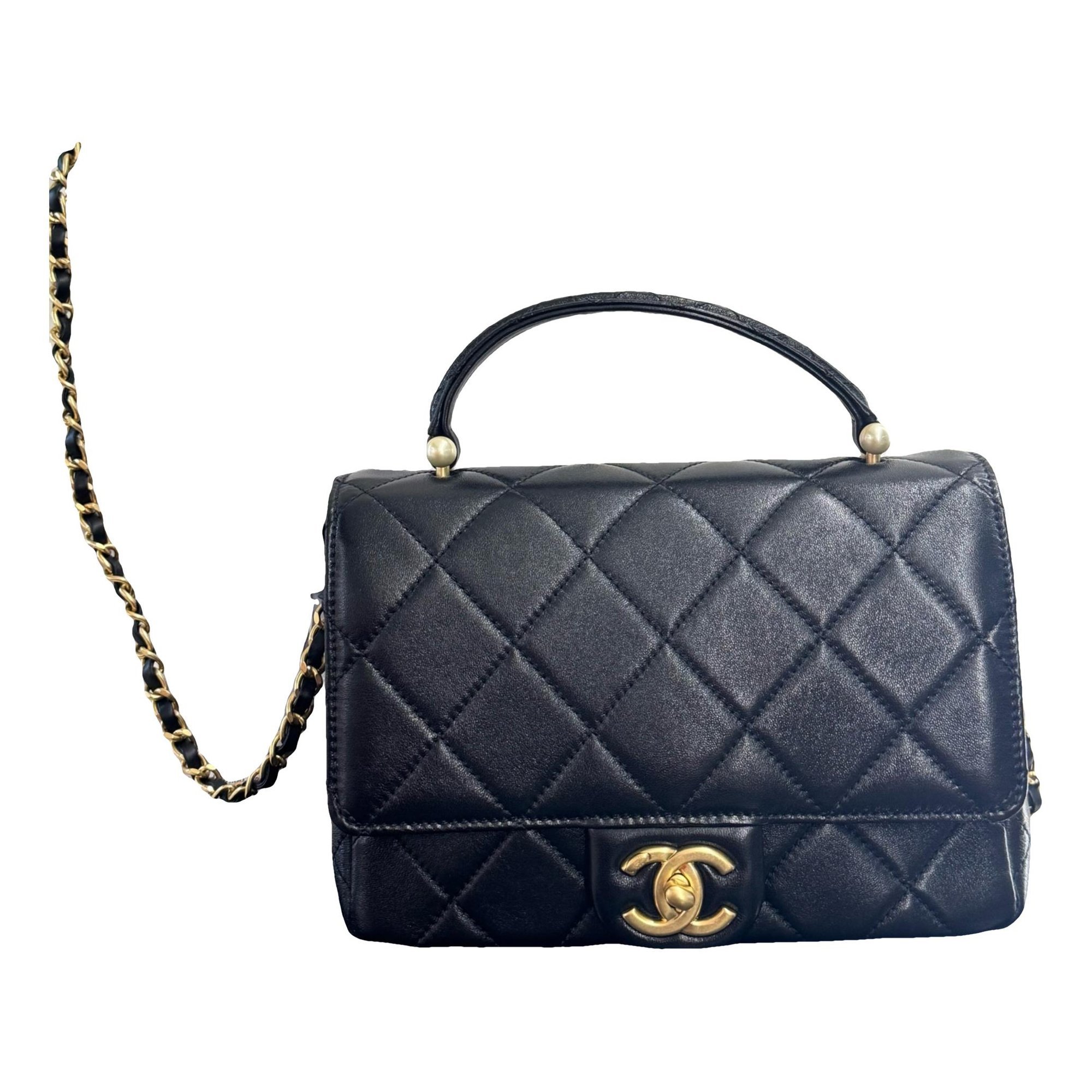 Timeless Classique Top Handle leather handbag