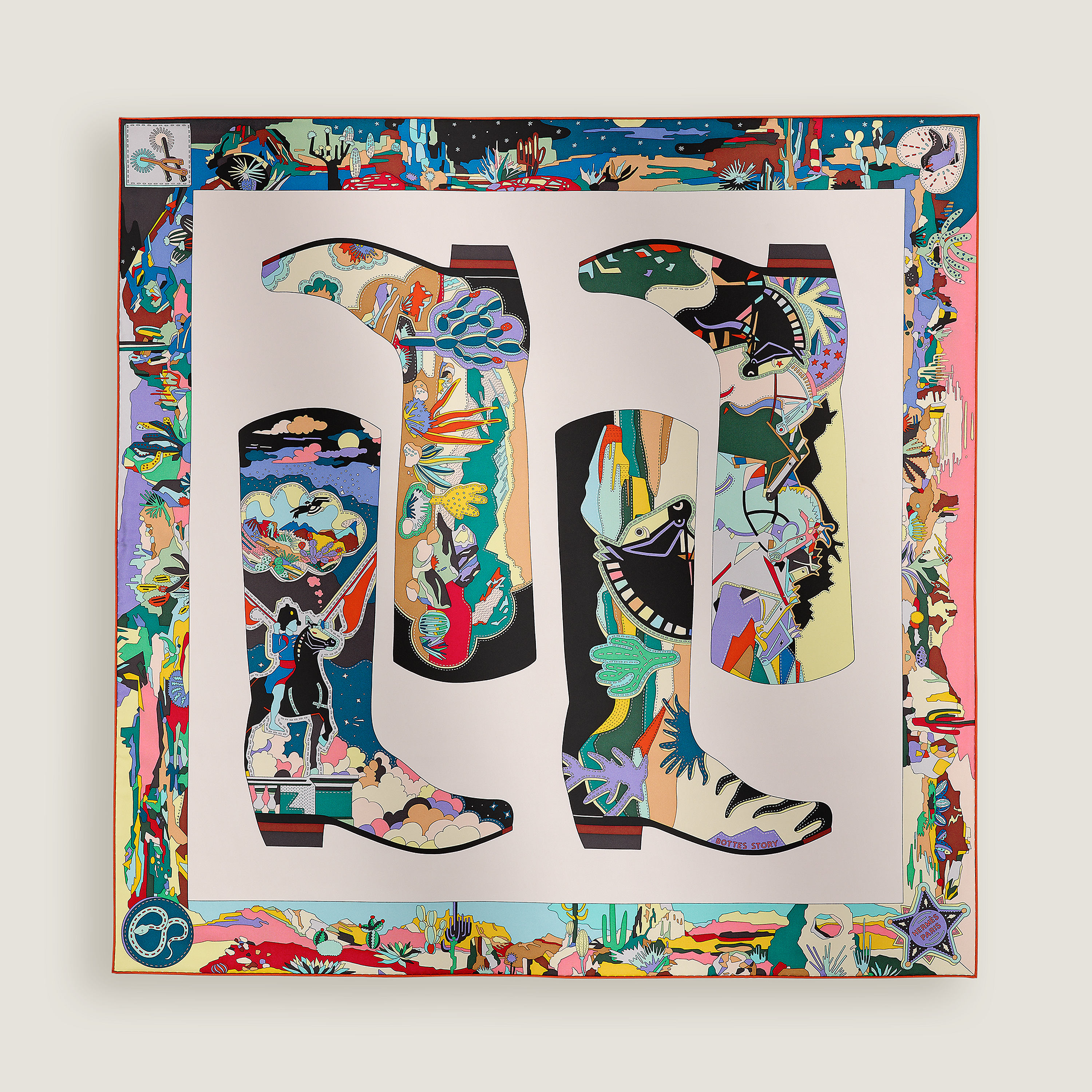 Bottes Story scarf 90