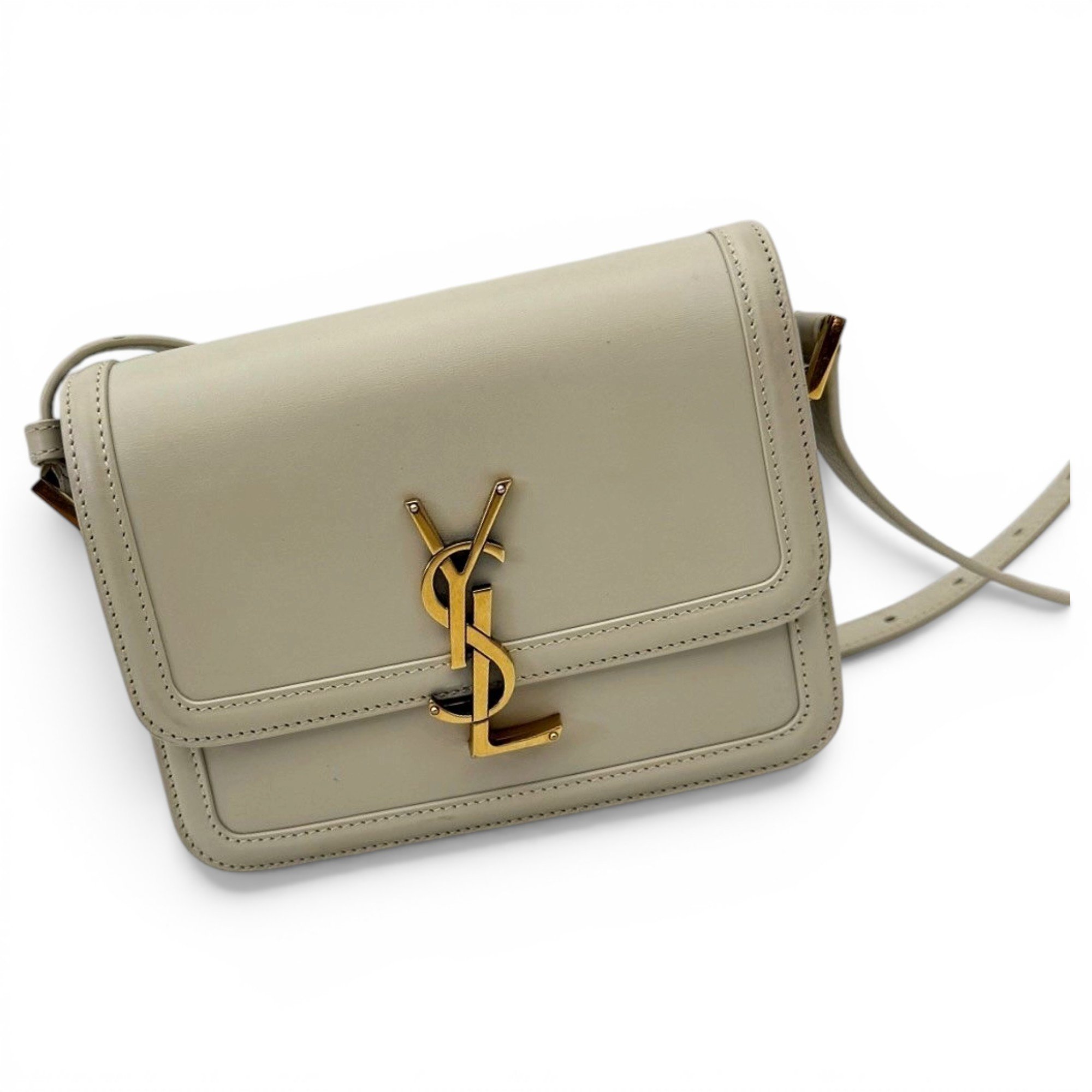 Solférino leather handbag