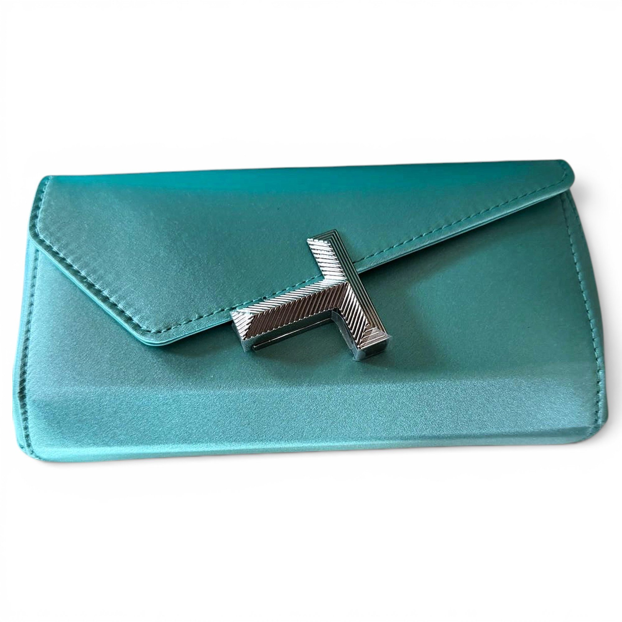 Silk clutch bag