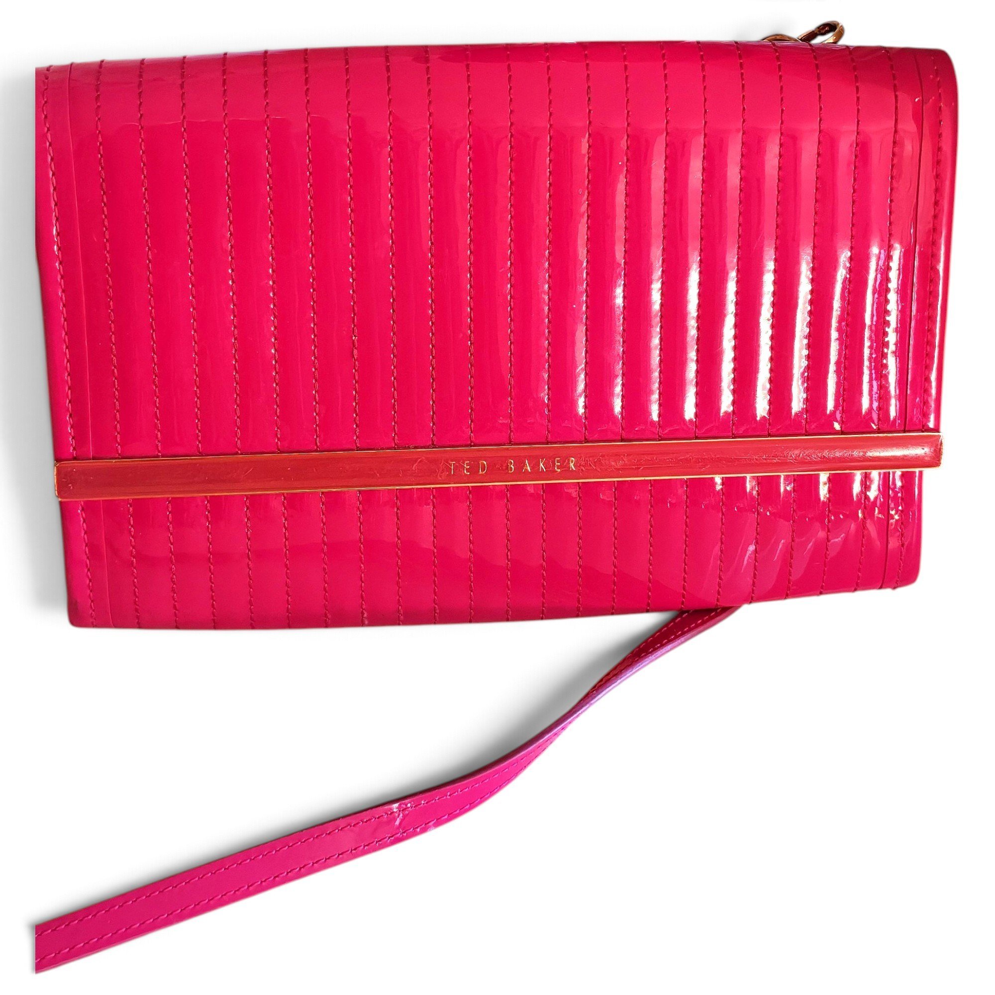 Patent leather handbag