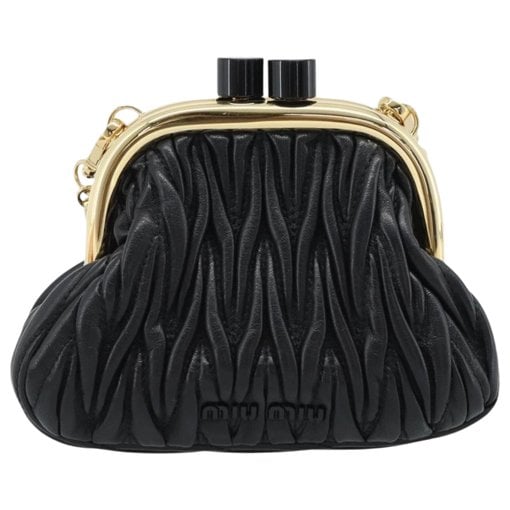 Miu Miu Matelassé leather handbag