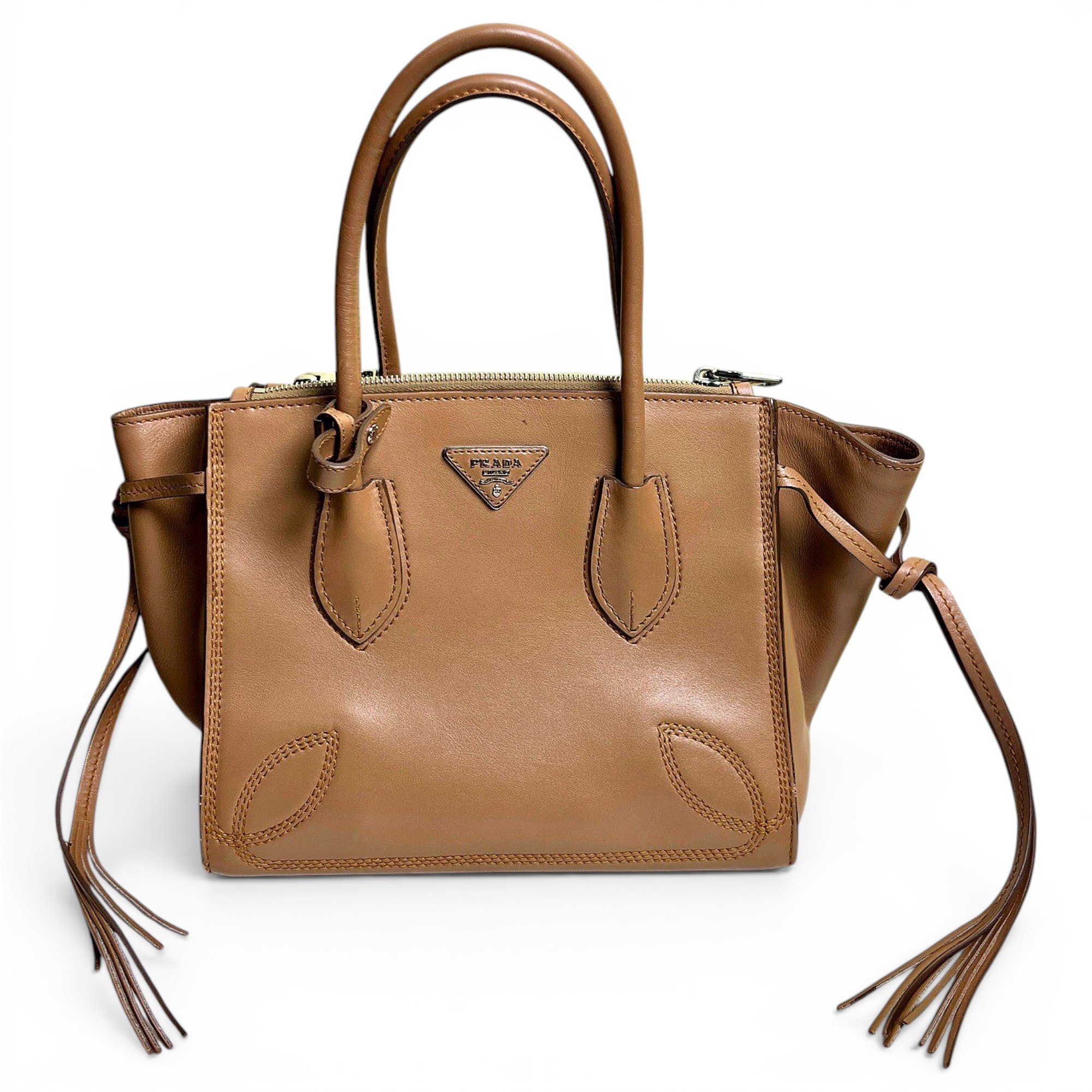 Leather handbag