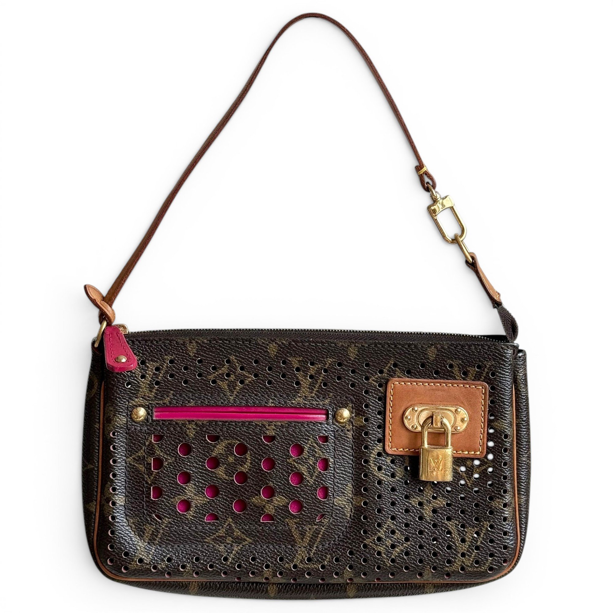 Pochette Accessoire leather handbag