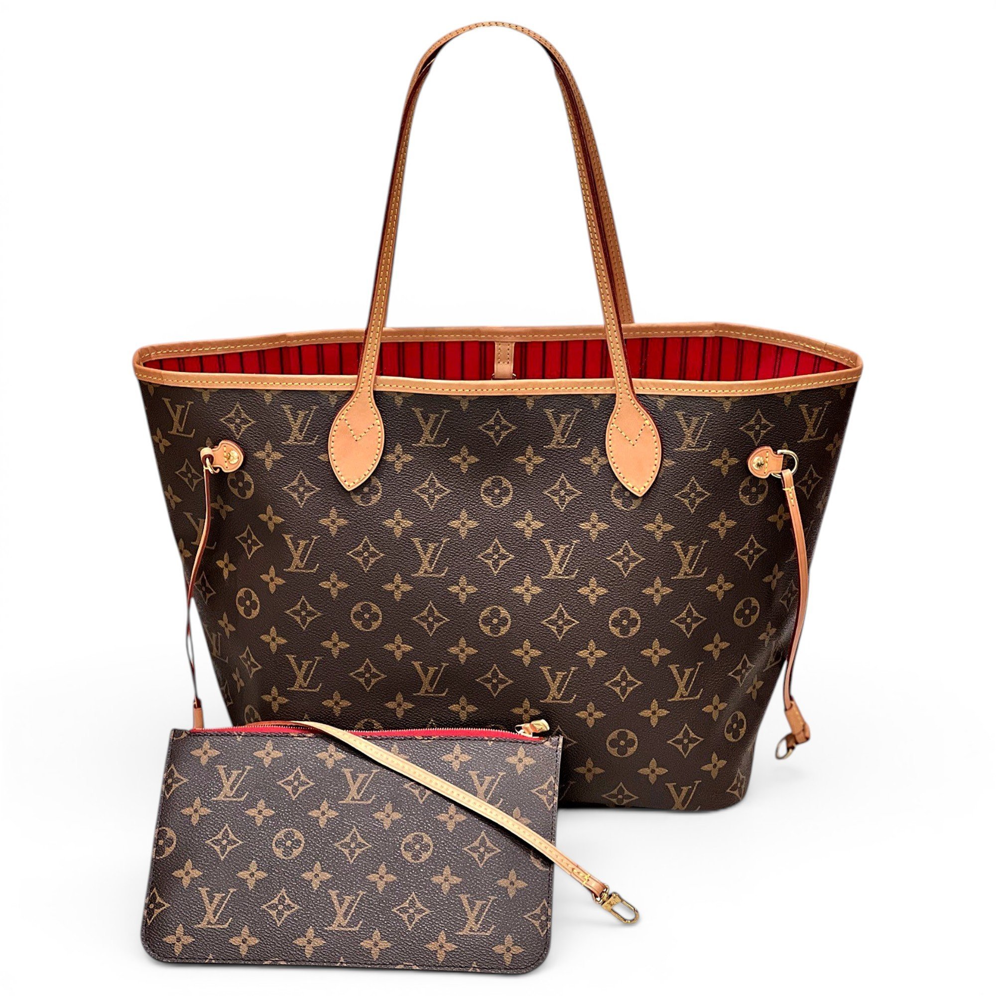 Neverfull leather handbag