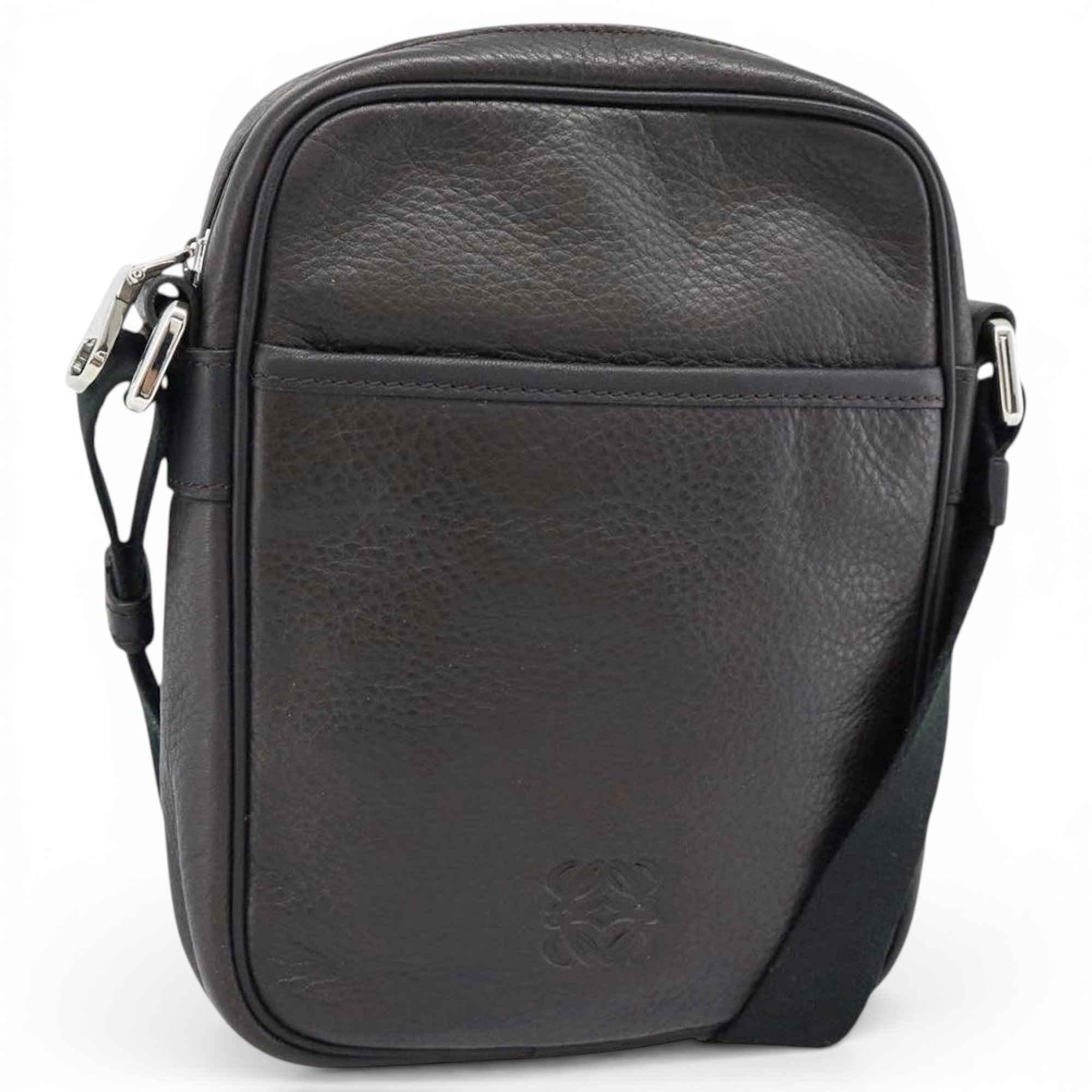 Anagram leather handbag