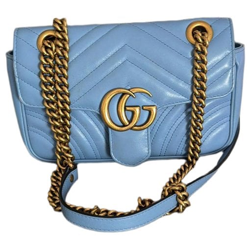 GG Marmont Flap leather crossbody bag