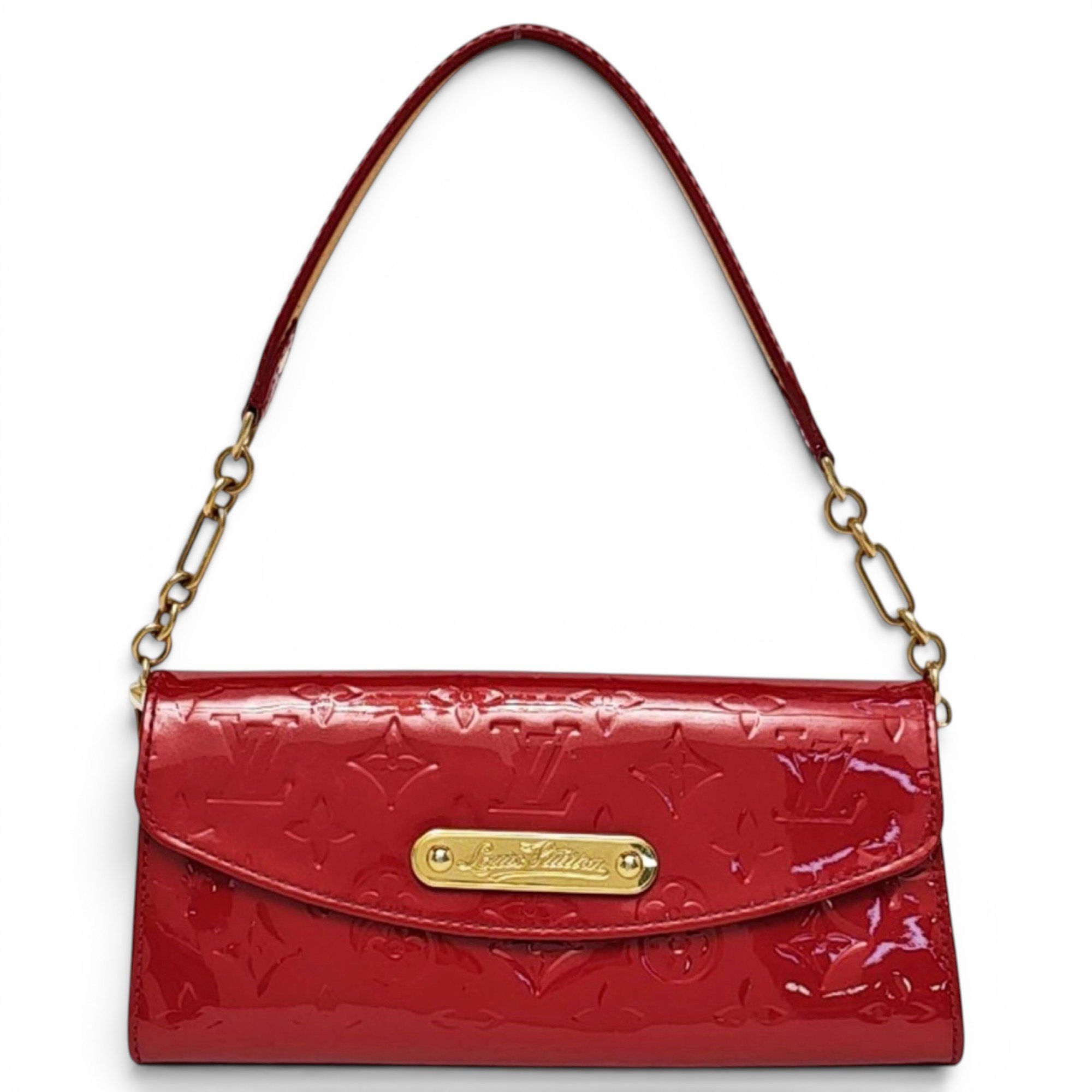 Sunset Boulevard patent leather handbag