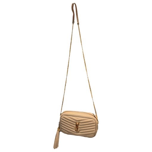 Camera Lou leather crossbody bag
