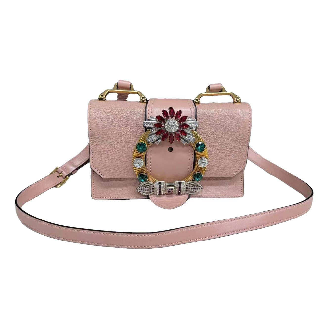 Leather crossbody bag