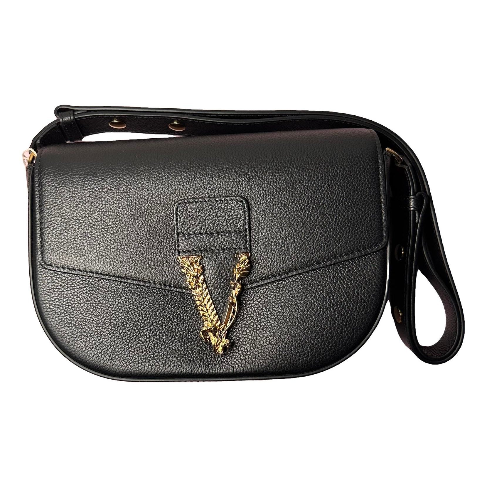 Versace Virtus leather crossbody bag