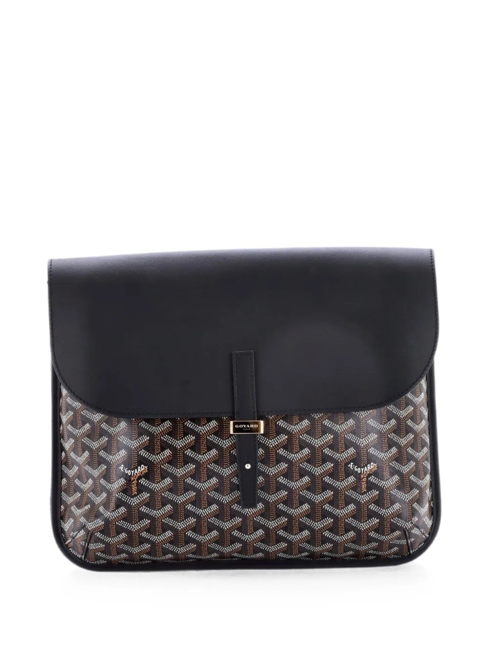 Coursier Messenger Bag Coated Canvas and Leather crossbody bag