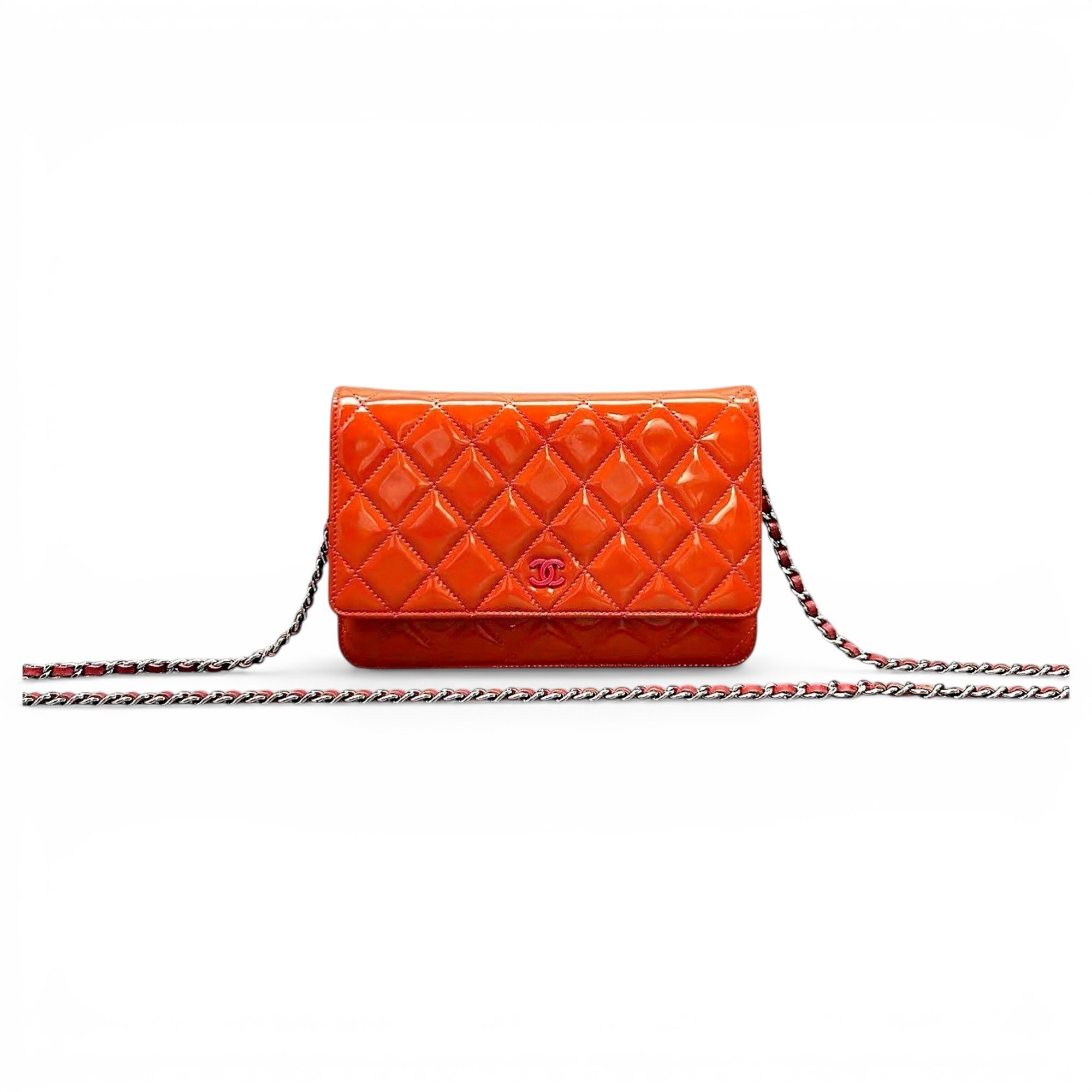 Trendy CC Wallet on Chain leather crossbody bag