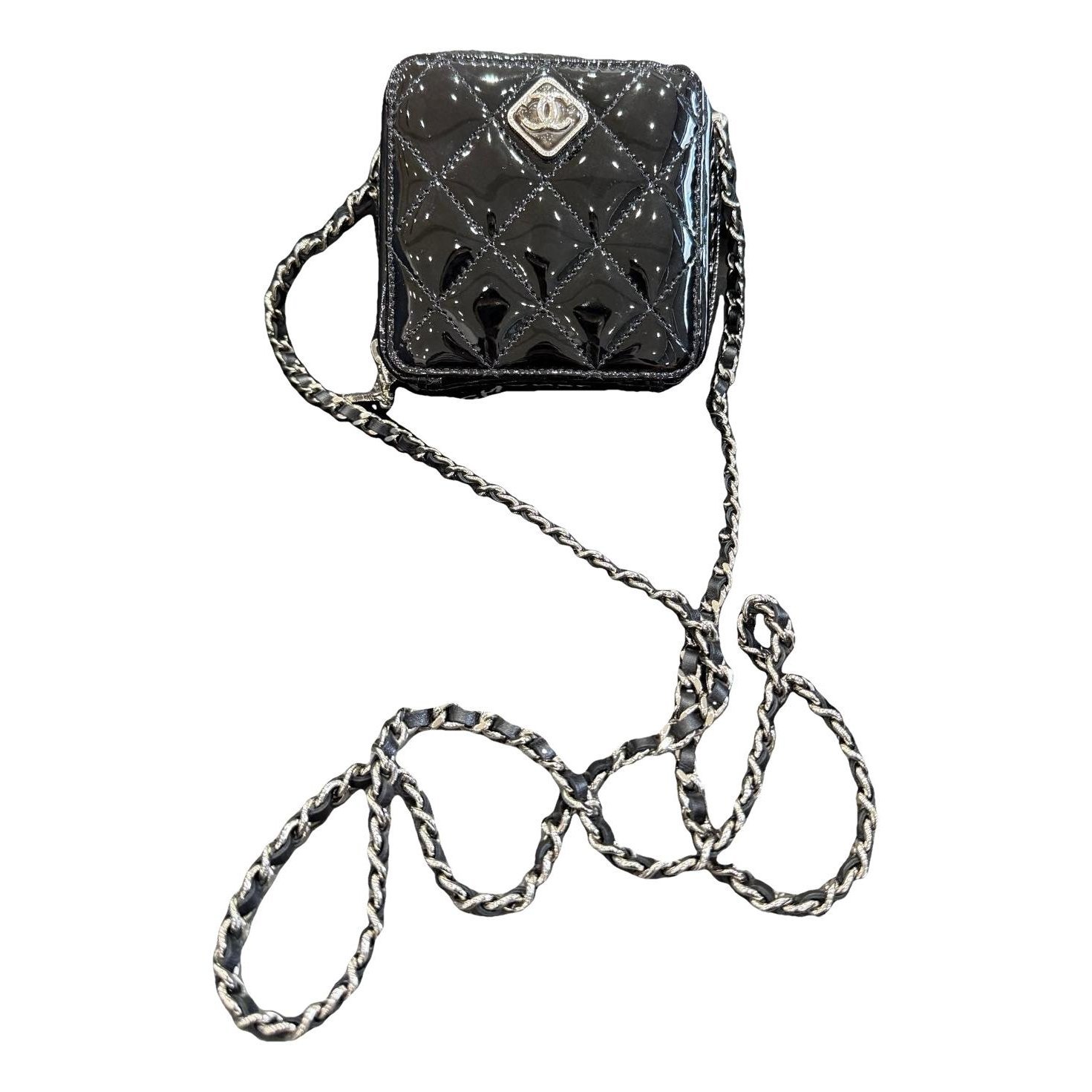 Patent leather mini bag