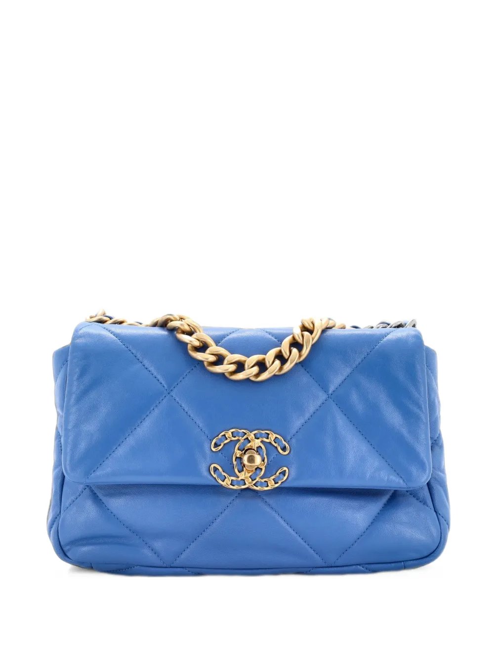 19 Flap Bag Quilted Leather Medium crossbody bag