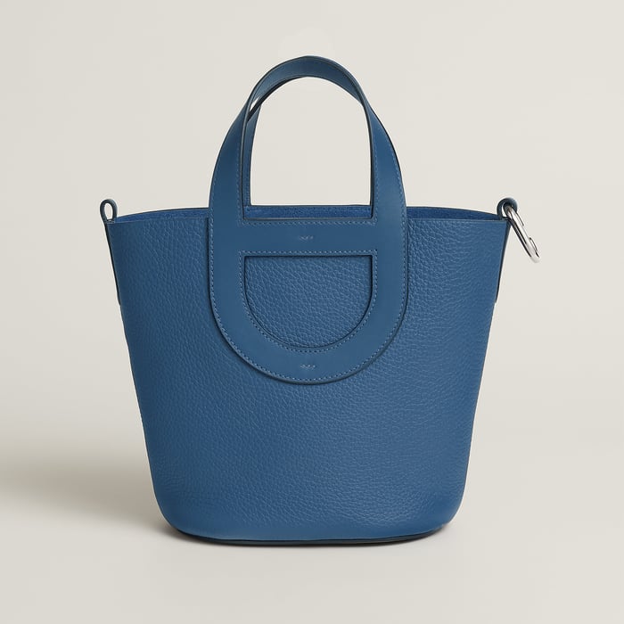 Bleu Tie Hermès In-the-loop 18 Bag