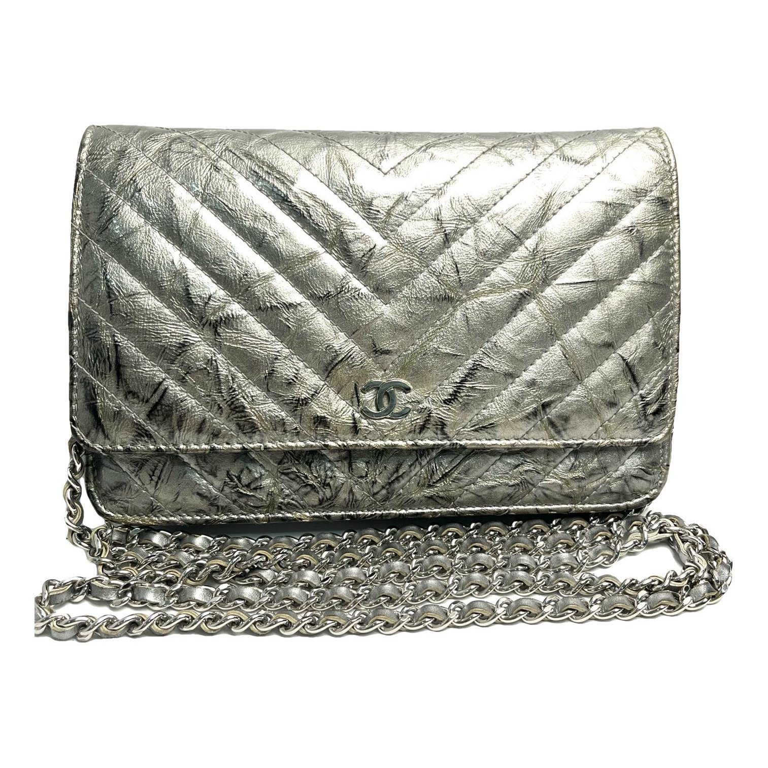 Wallet On Chain Timeless/Classique leather handbag