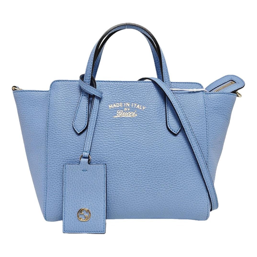 Swing leather tote