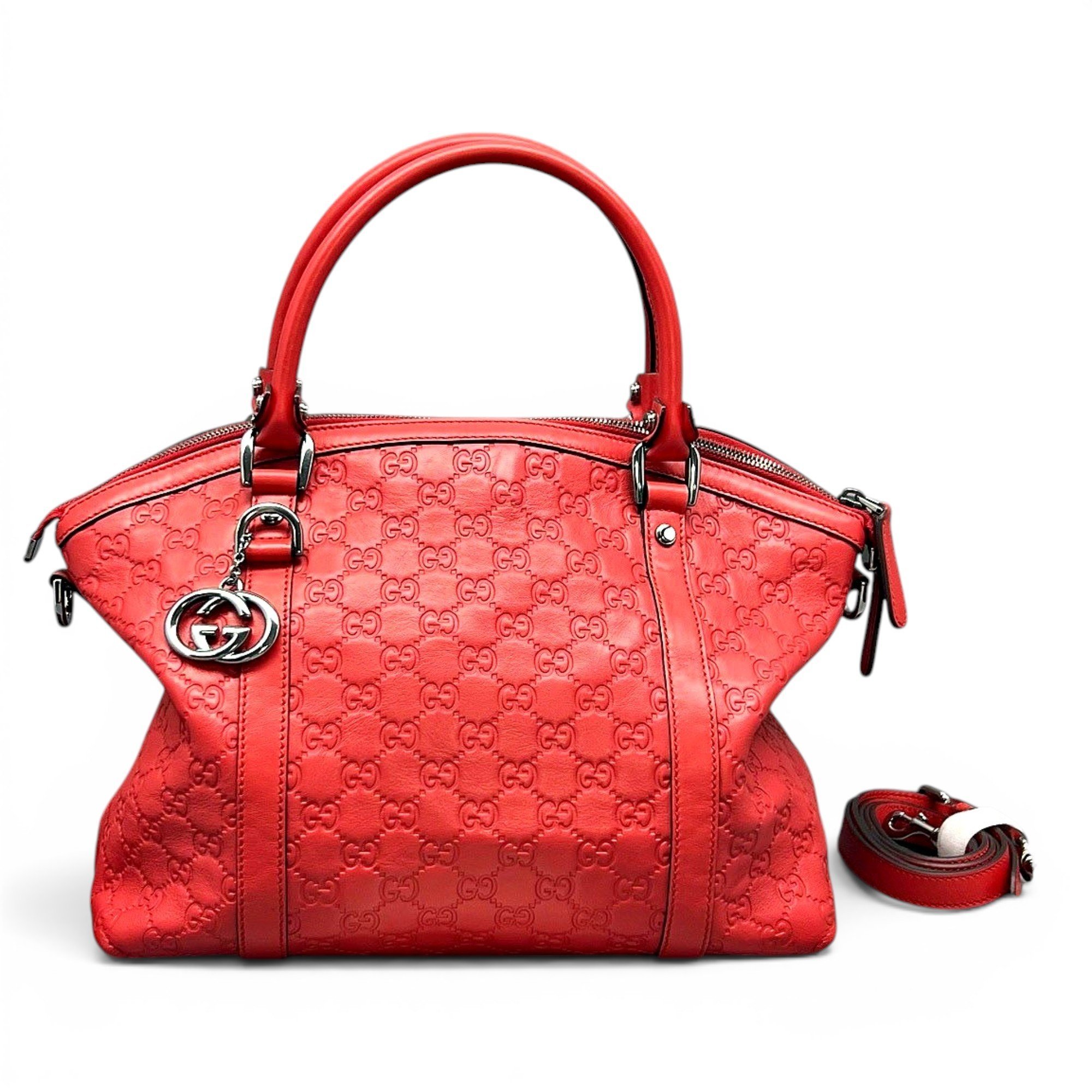 Leather handbag