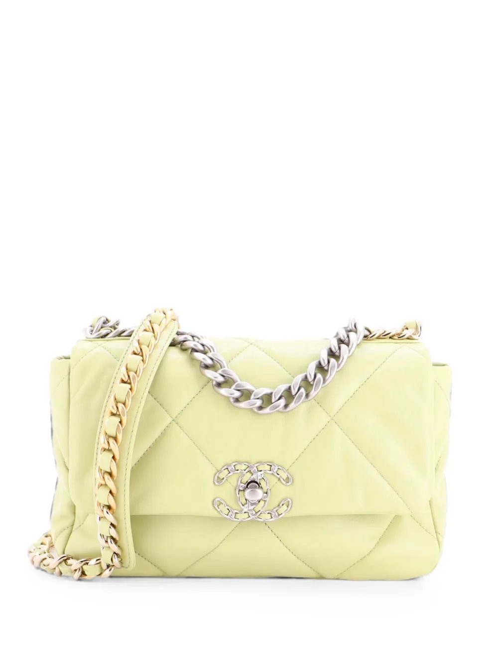 19 Flap Bag Quilted Leather Medium crossbody bag