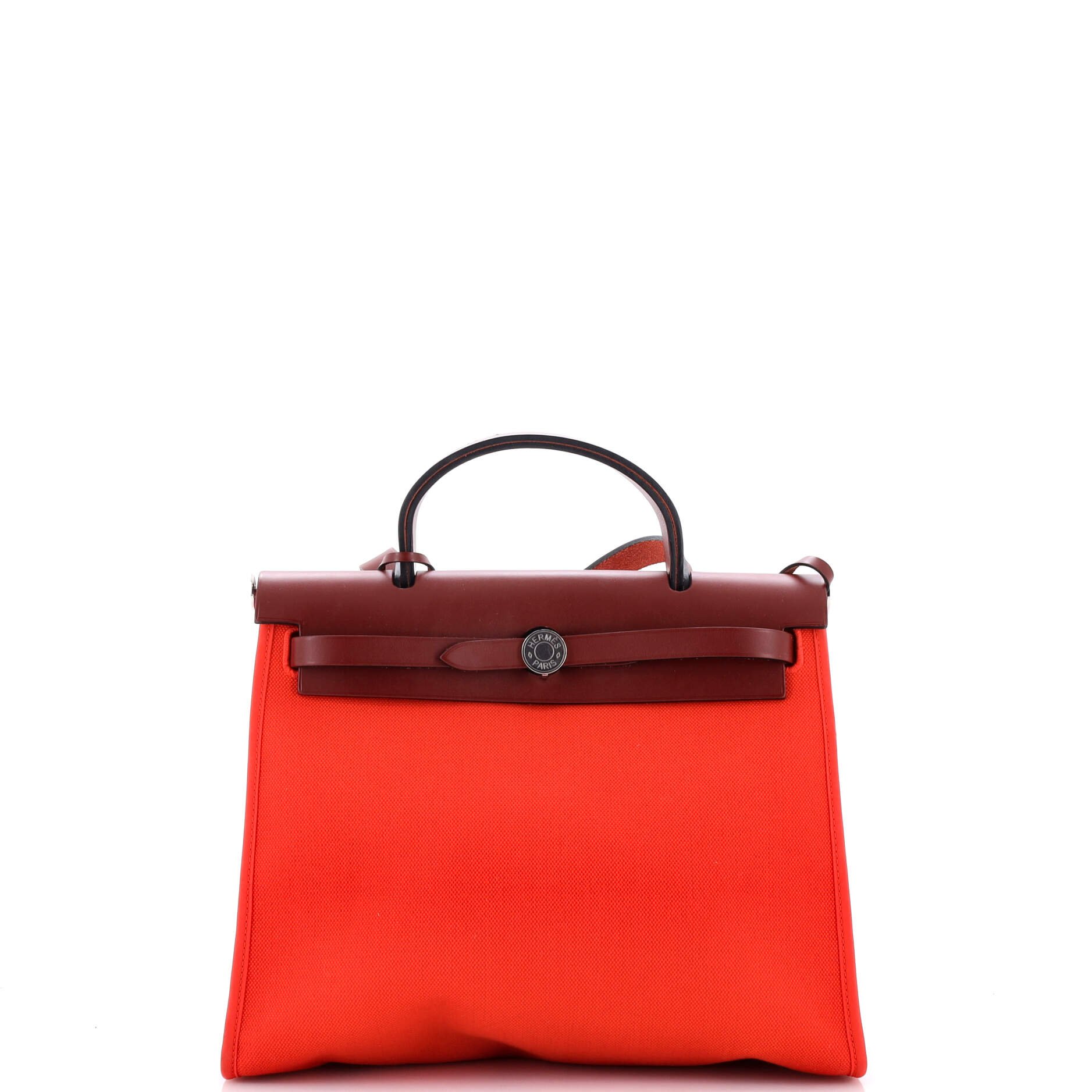 Hermes Herbag Zip Leather and Toile 31