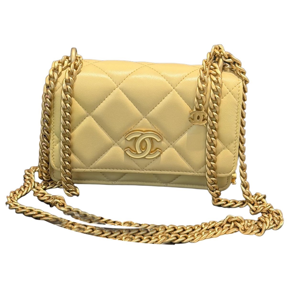 Wallet On Chain Timeless/Classique leather crossbody bag