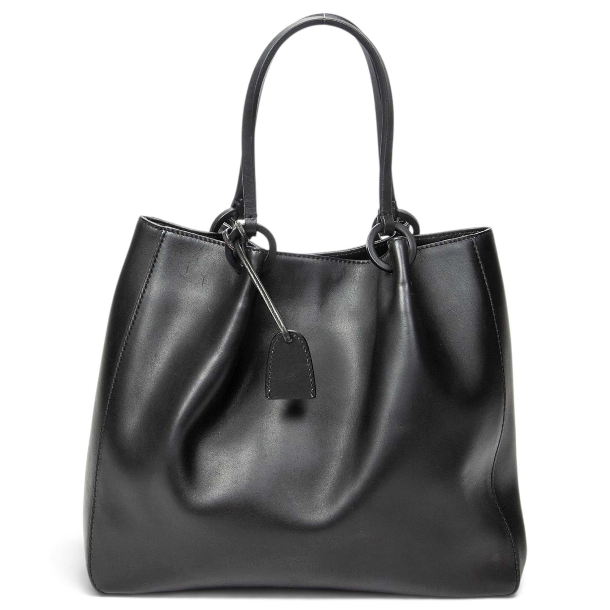 Leather tote