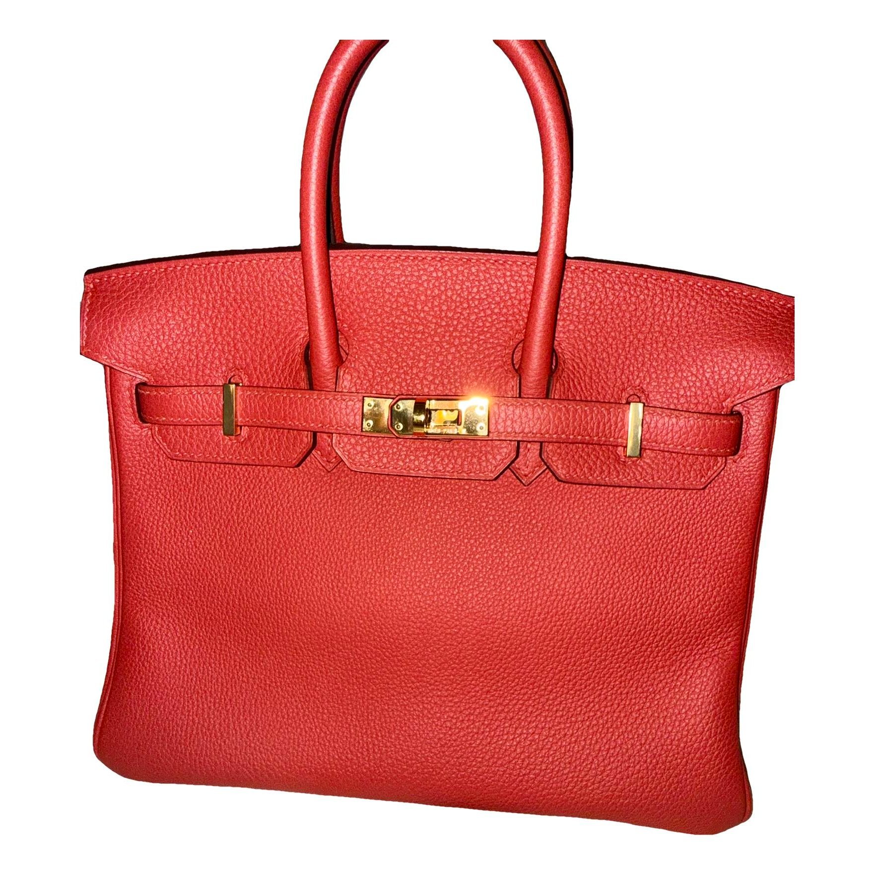 Birkin 25 leather handbag