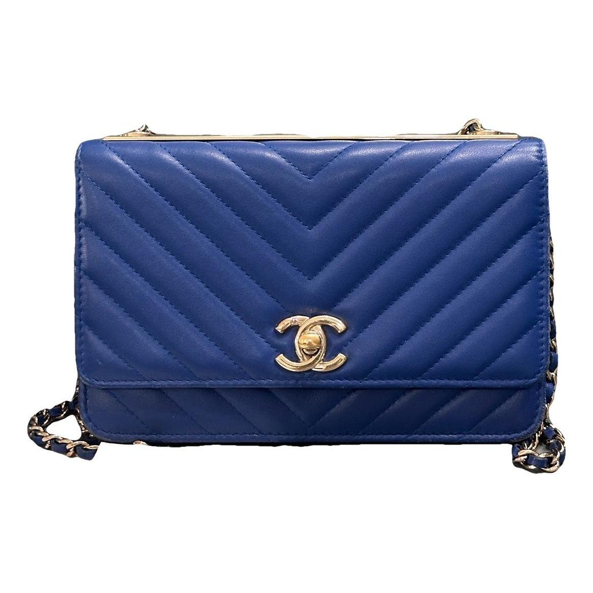Trendy CC Wallet on Chain leather crossbody bag